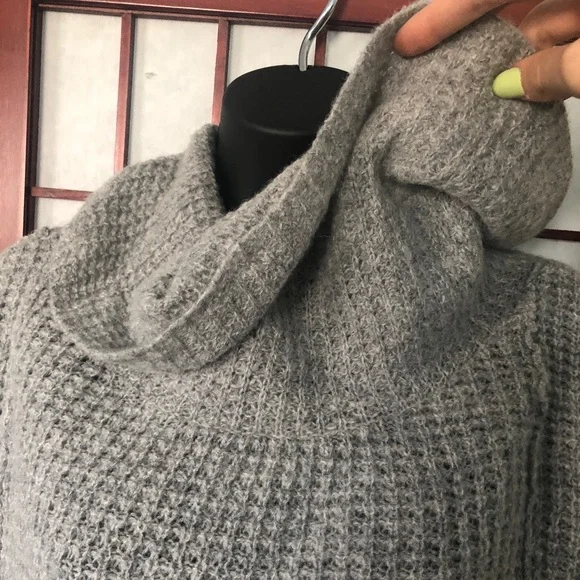 Free People Slouchy Oversized Wool Cowl Neck Sweater - Picture 3 of 9